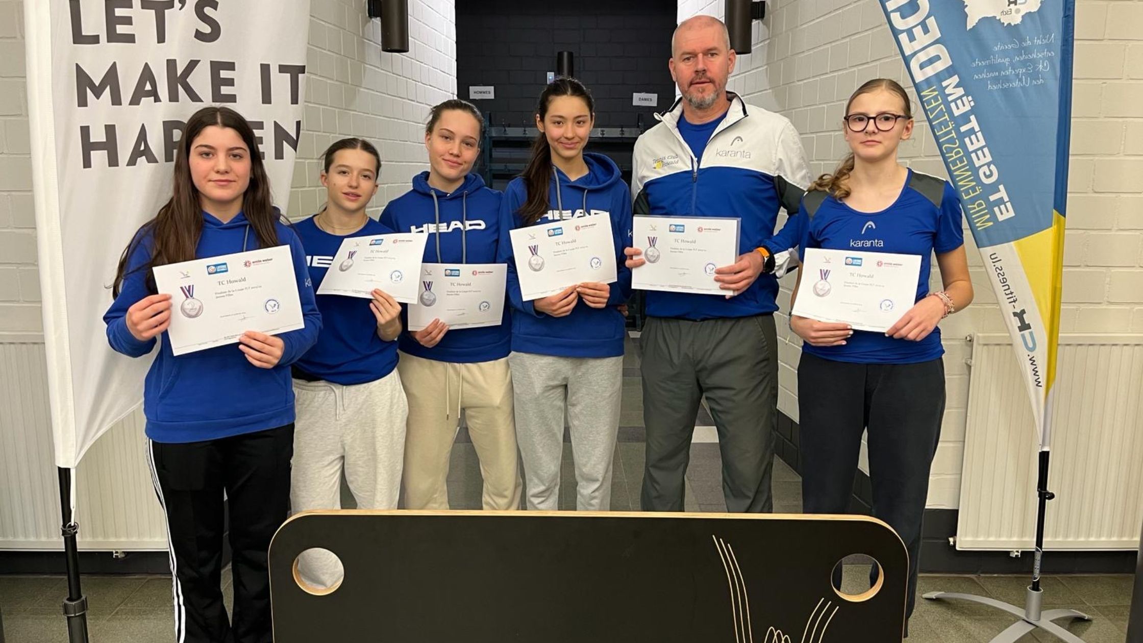 Félicitations à l’incroyable équipe filles du TC Howald pour avoir atteint la finale de la Coupe FLT ! 